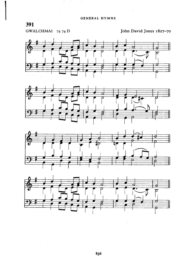 The New English Hymnal page 837