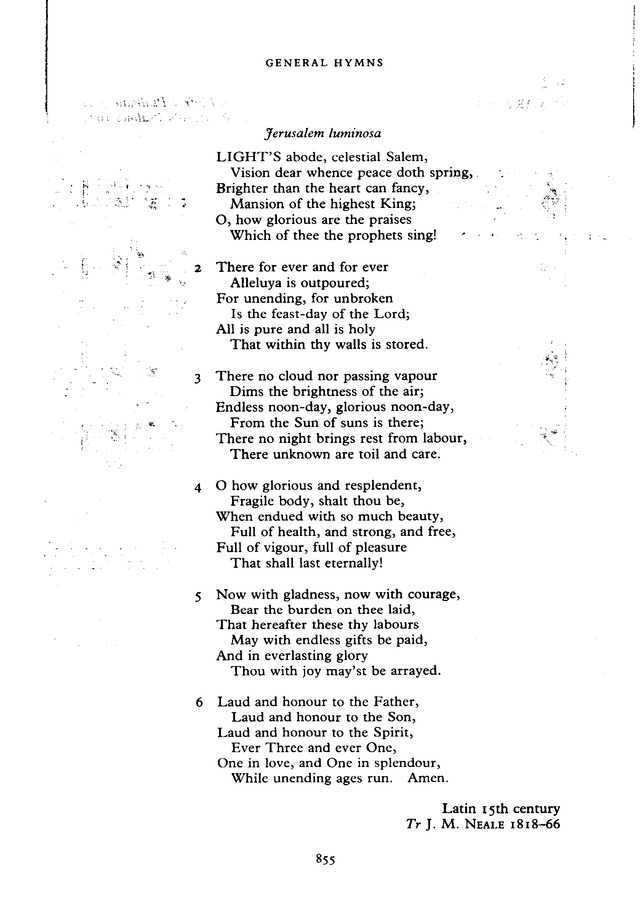 The New English Hymnal page 856
