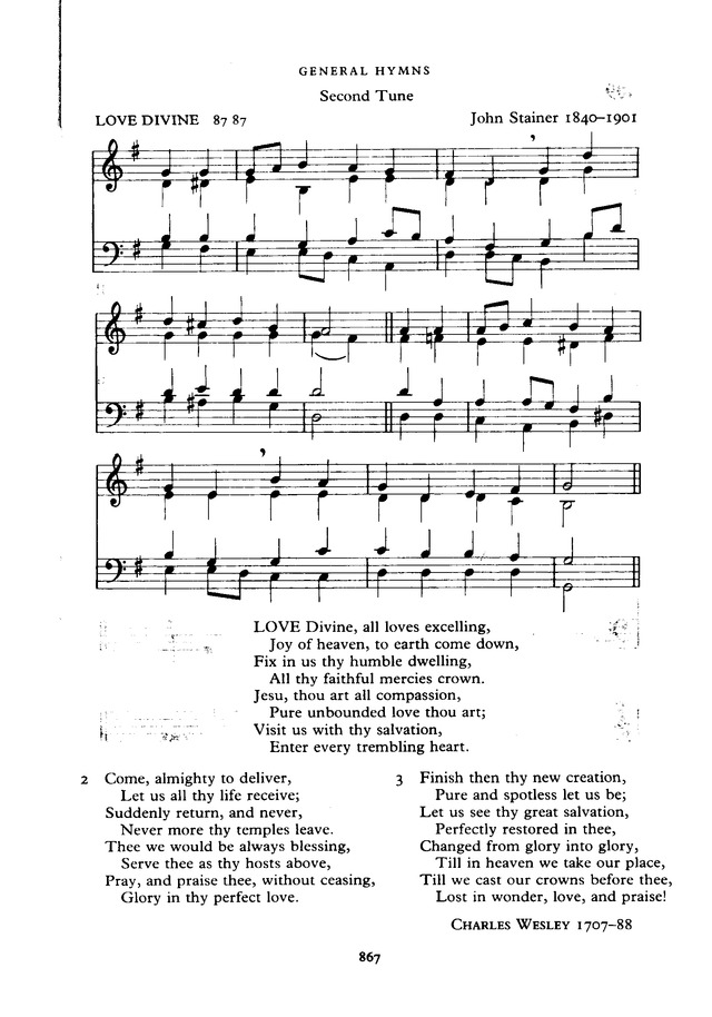 The New English Hymnal page 868