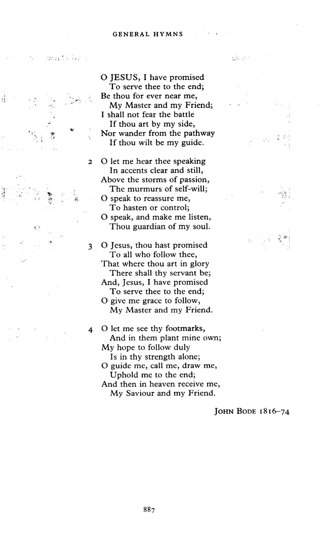 The New English Hymnal page 888