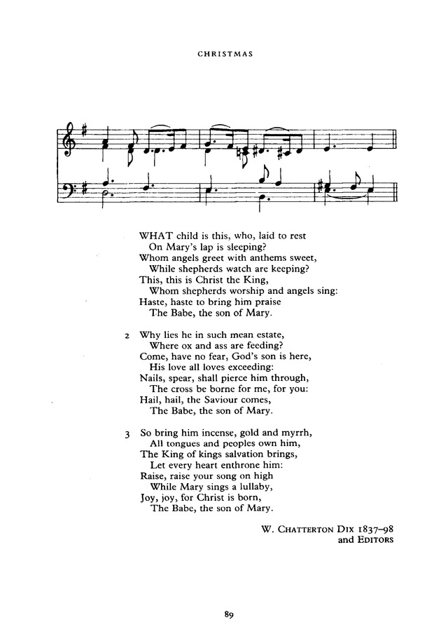 The New English Hymnal page 89