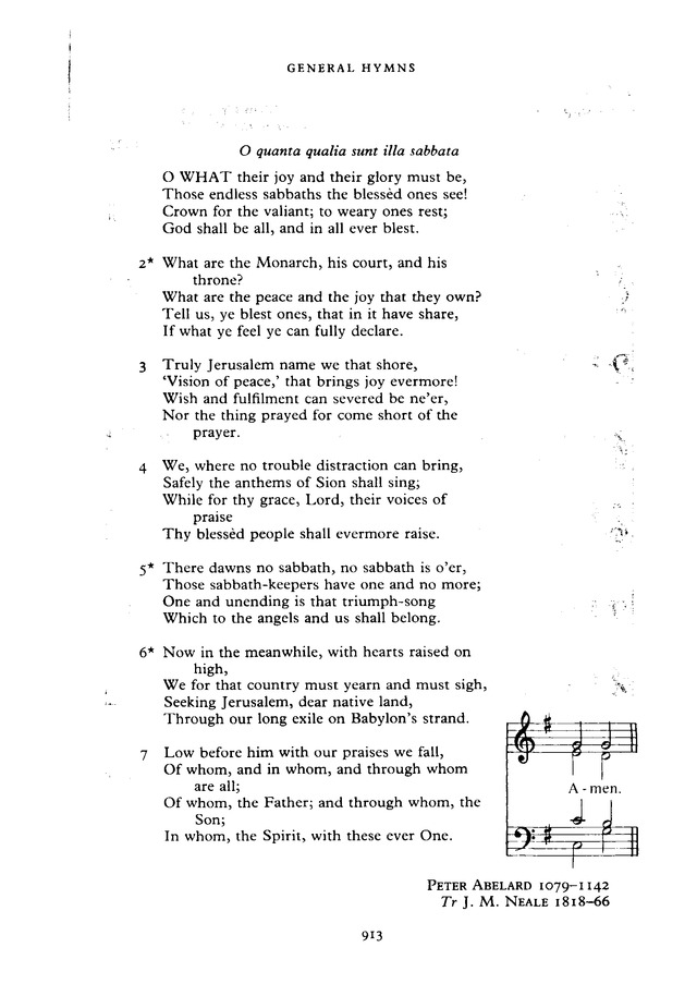 The New English Hymnal page 914