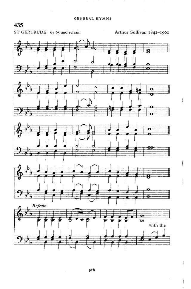 The New English Hymnal page 919