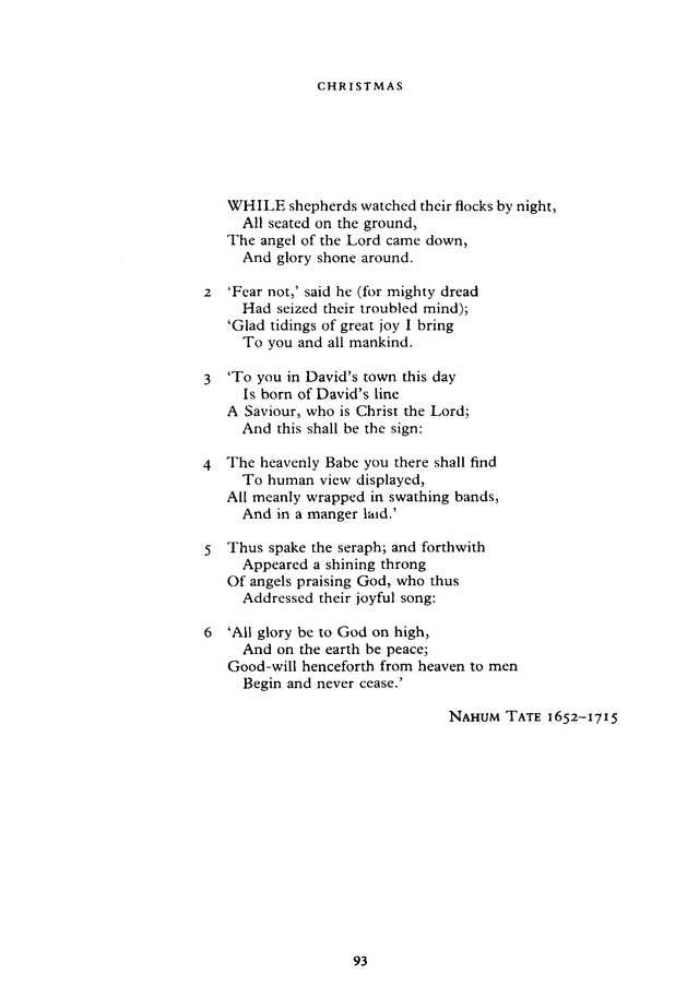The New English Hymnal page 93