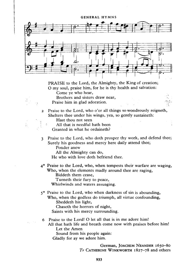The New English Hymnal page 934