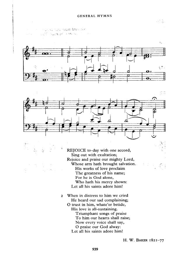 The New English Hymnal page 940