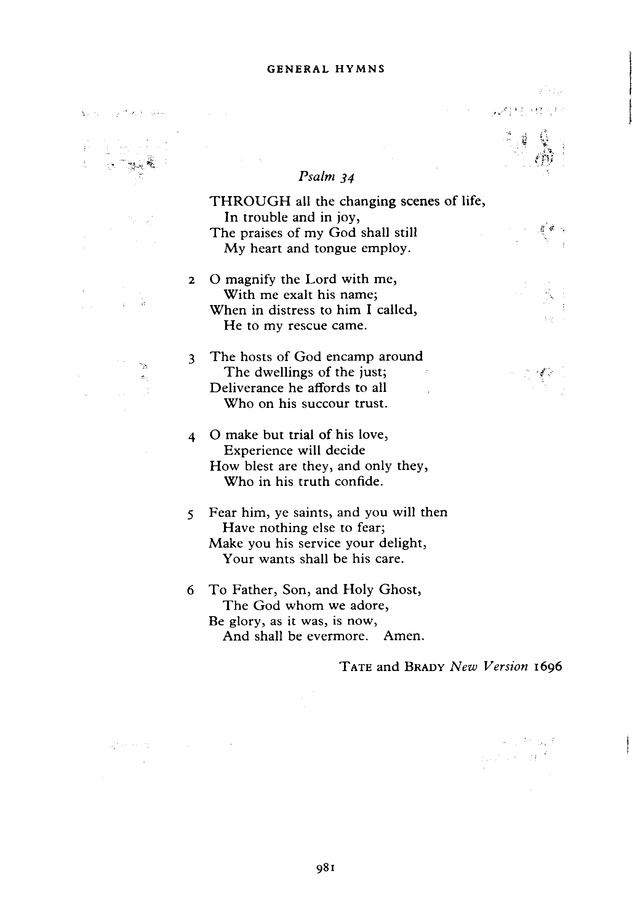 The New English Hymnal page 982