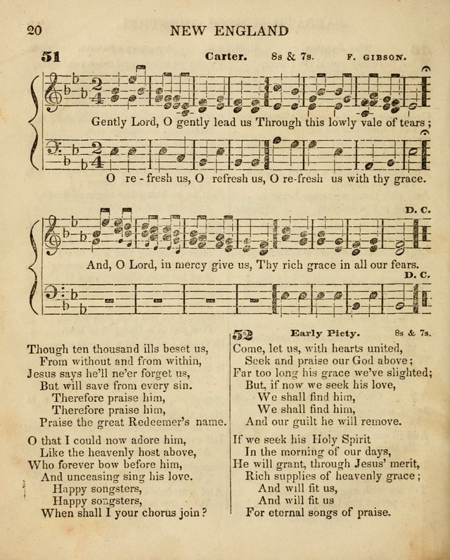 The New England Sabbath School Minstrel: a collection of music and hymns adapted to sabbath schools, families, and social meetings page 22