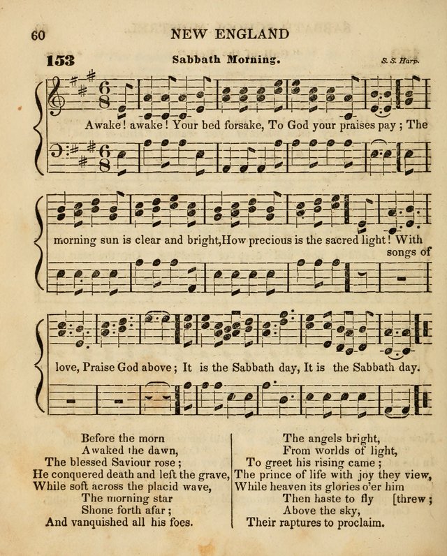 The New England Sabbath School Minstrel: a collection of music and hymns adapted to sabbath schools, families, and social meetings page 62