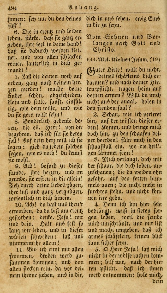 Neueingerichtetes Gesang-Buch, enthaltend eine Sammlung (mehrentheils alter) erbaulicher Lieder,  nach den Hauptstücken der christlichen Lehre und Glaubens eingetheilet page 512