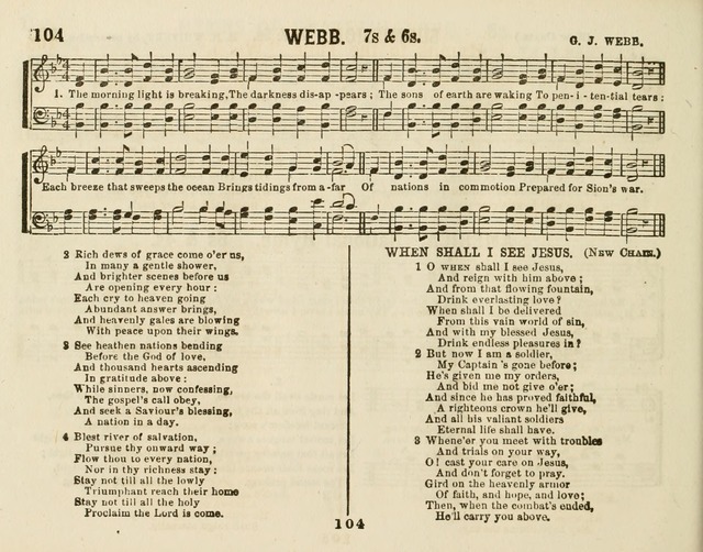 The New Golden Chain of Sabbath School Melodies: containing every piece (music and words) of the golden chain, with abot third additional page 104