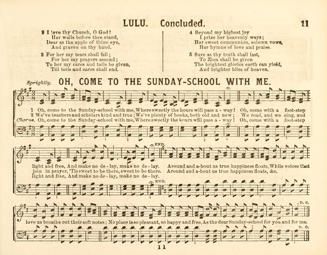The New Golden Chain of Sabbath School Melodies: containing every piece (music and words) of the golden chain, with abot third additional page 11