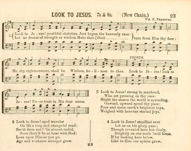 The New Golden Chain of Sabbath School Melodies: containing every piece (music and words) of the golden chain, with abot third additional page 23