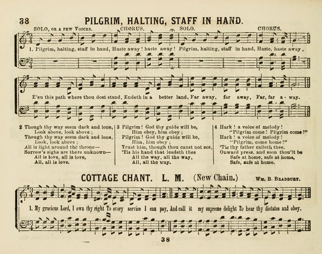 The New Golden Chain of Sabbath School Melodies: containing every piece (music and words) of the golden chain, with abot third additional page 38