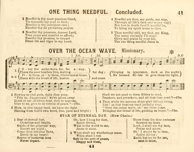 The New Golden Chain of Sabbath School Melodies: containing every piece (music and words) of the golden chain, with abot third additional page 41