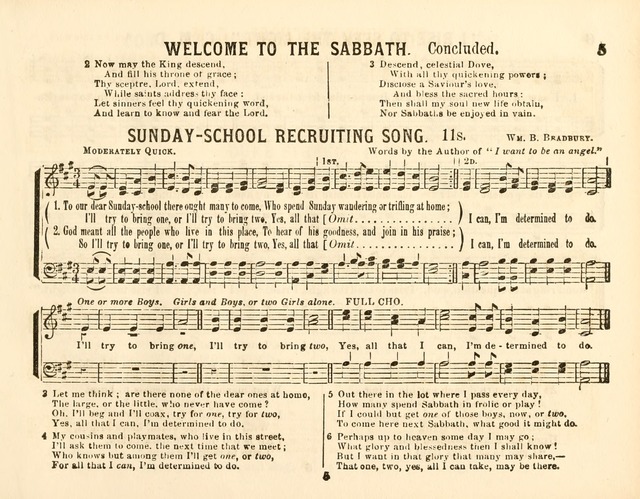 The New Golden Chain of Sabbath School Melodies: containing every piece (music and words) of the golden chain, with abot third additional page 5
