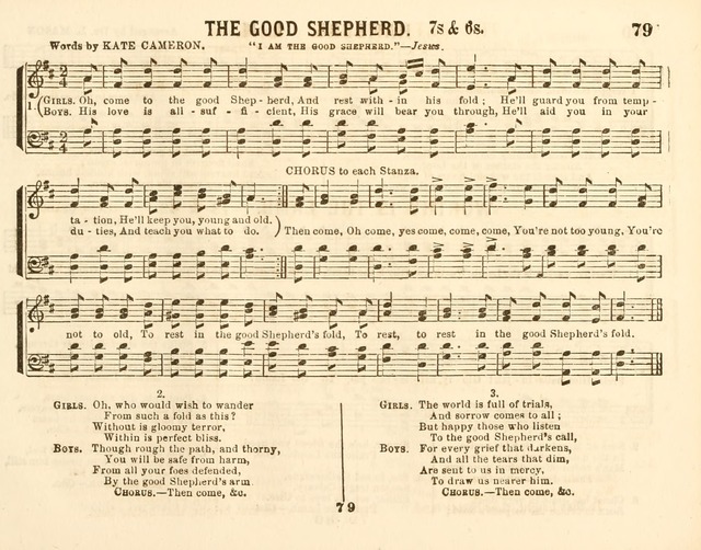 The New Golden Chain of Sabbath School Melodies: containing every piece (music and words) of the golden chain, with abot third additional page 79