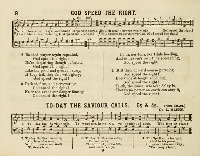 The New Golden Chain of Sabbath School Melodies: containing every piece (music and words) of the golden chain, with abot third additional page 8