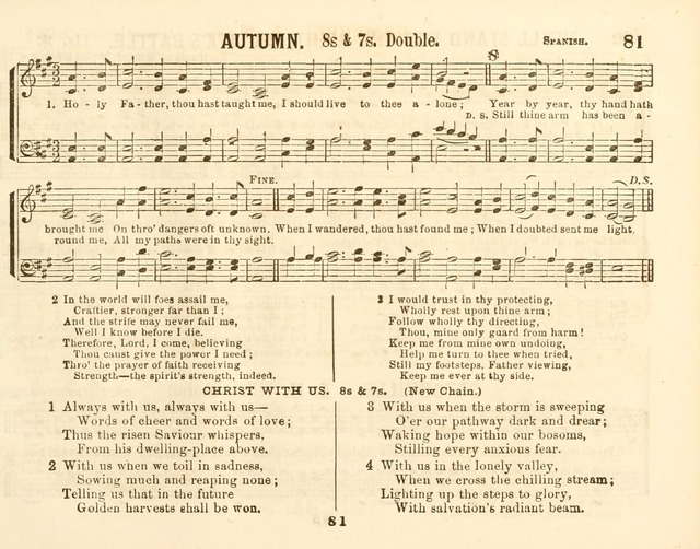 The New Golden Chain of Sabbath School Melodies: containing every piece (music and words) of the golden chain, with abot third additional page 81