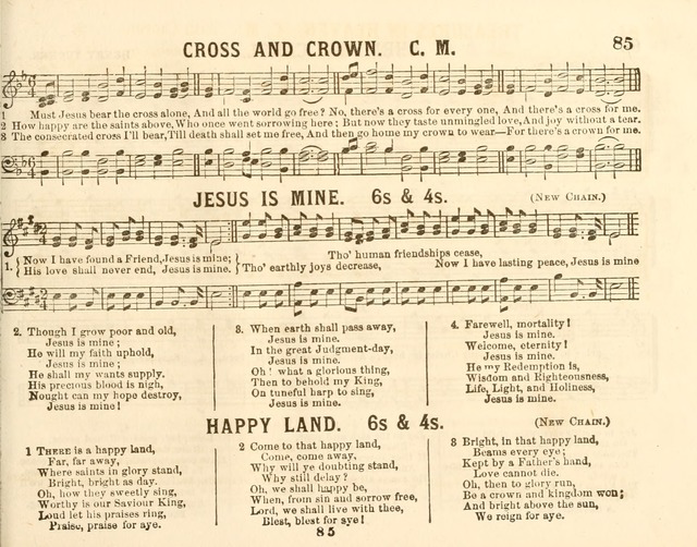 The New Golden Chain of Sabbath School Melodies: containing every piece (music and words) of the golden chain, with abot third additional page 85