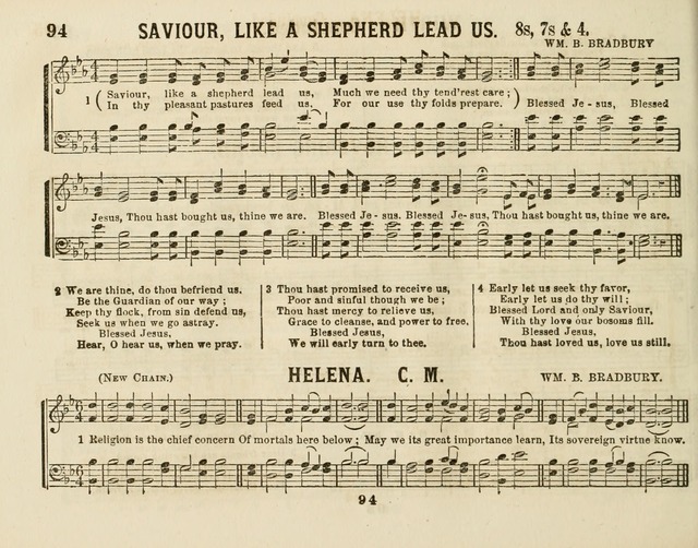 The New Golden Chain of Sabbath School Melodies: containing every piece (music and words) of the golden chain, with abot third additional page 94