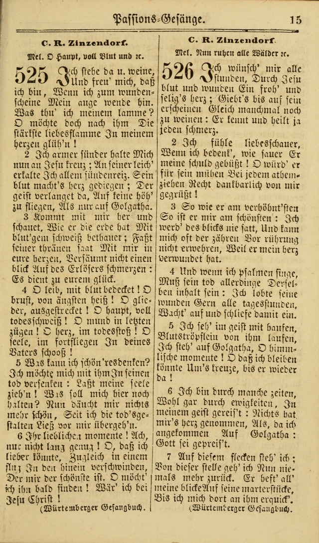 Neuestes Gemeinschaftliches Gesangbuch: zum gotttesdienstlichen Gebrauch der Lutherischen und Reformierten Gemeinden in Nord-Amerika: eine sammlung von 652 liedern mit dem dazu gehörigen anhang... page 361