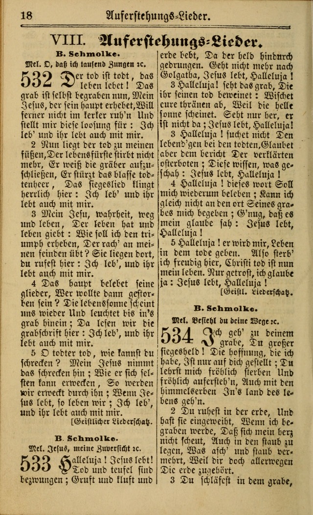 Neuestes Gemeinschaftliches Gesangbuch: zum gotttesdienstlichen Gebrauch der Lutherischen und Reformierten Gemeinden in Nord-Amerika: eine sammlung von 652 liedern mit dem dazu gehörigen anhang... page 364