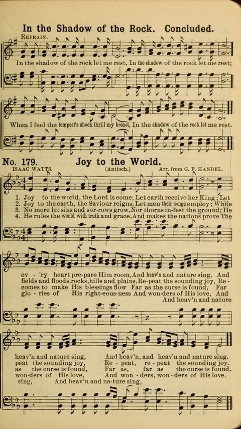 The New Gospel Song Book: A Rare Collection of Songs designed for Christian Work and Worship page 179