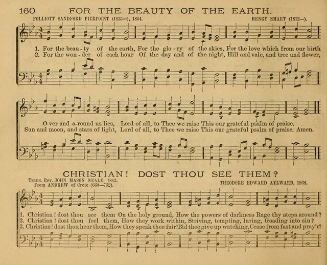 The New Hymnary: a collection of hymns and tunes for Sunday Schools page 164