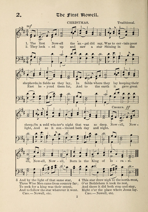 The New Hosanna: A book of Songs and Hymns for The Sunday-school and The Home page 2