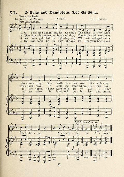 The New Hosanna: a book of Songs and Hymnn page 59