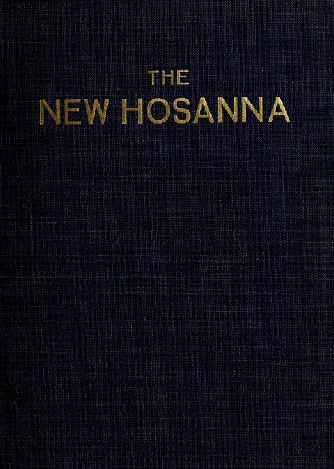 The New Hosanna: A book of Songs and Hymns for The Sunday-school and The Home page cover