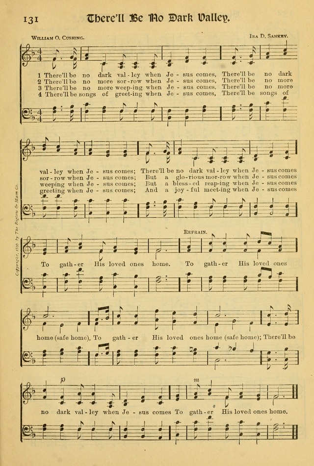 Northfield Hymnal: for use in evangelistic and church services, conventions, sunday schools, and all prayer and social meetings of the church and home page 131