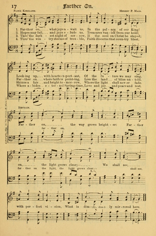 Northfield Hymnal: for use in evangelistic and church services, conventions, sunday schools, and all prayer and social meetings of the church and home page 17