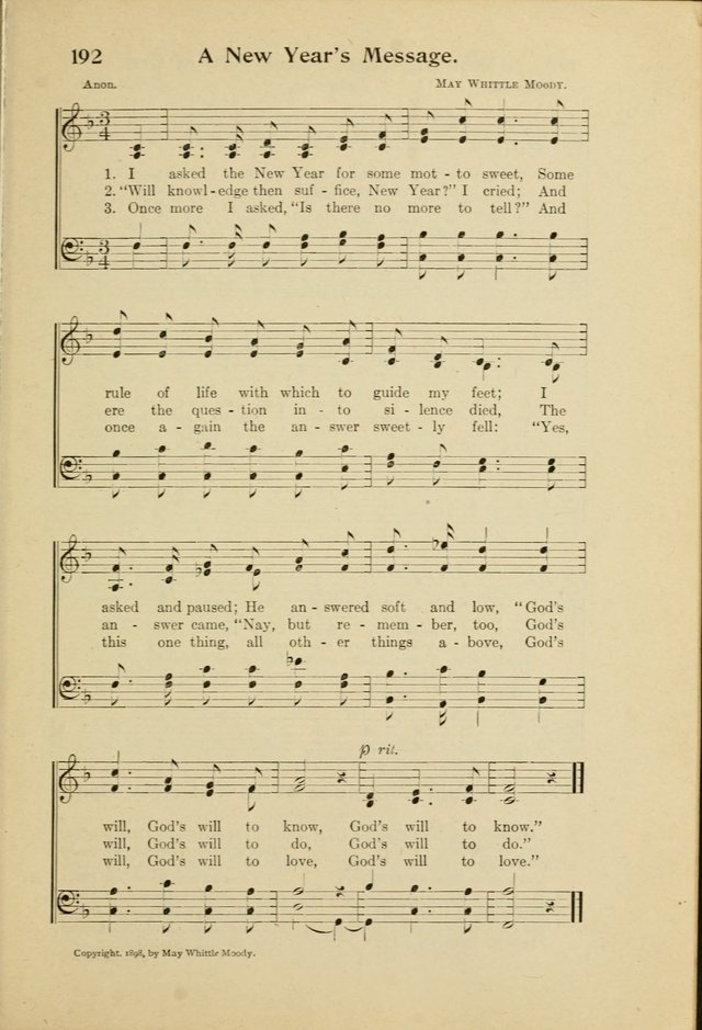 Northfield Hymnal No. 2 page 144