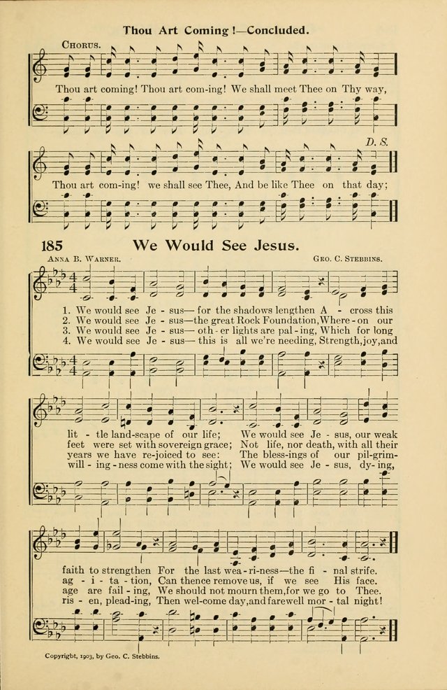Northfield Hymnal No. 3 page 156