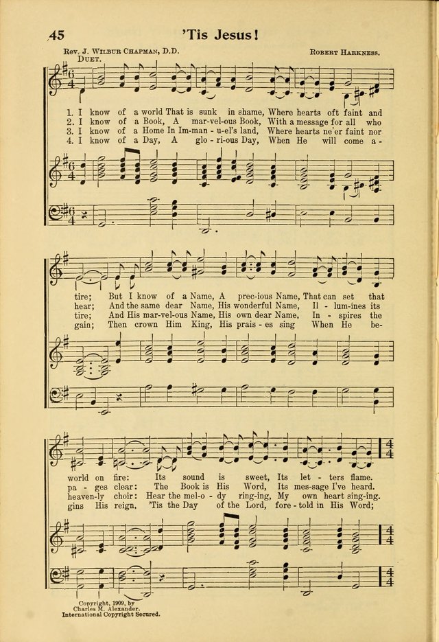 Northfield Hymnal No. 3 page 39