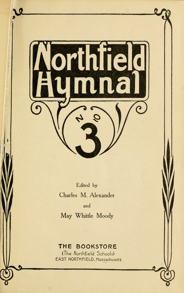 Northfield Hymnal No. 3 page v