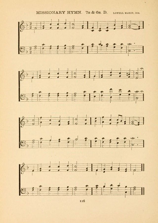The National Hymn Book of the American Churches: comprising the hymns which are common to the hymnaries of the Baptists, Congregationalists, Episcopalians, Lutherans, Methodists, Presbyterians... page 116