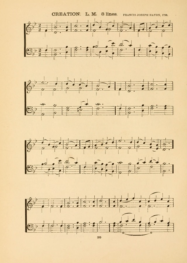 The National Hymn Book of the American Churches: comprising the hymns which are common to the hymnaries of the Baptists, Congregationalists, Episcopalians, Lutherans, Methodists, Presbyterians... page 20
