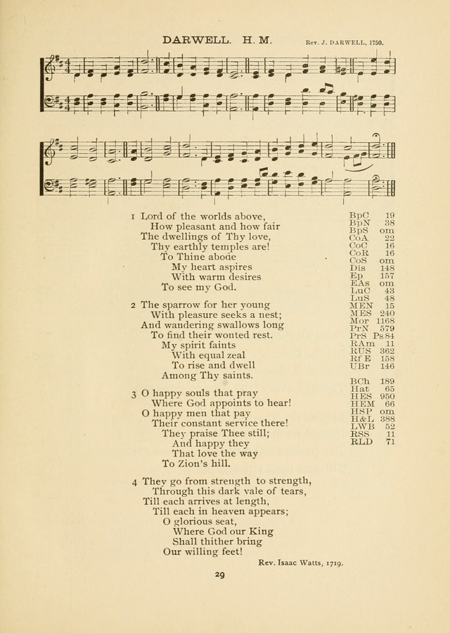 The National Hymn Book of the American Churches: comprising the hymns which are common to the hymnaries of the Baptists, Congregationalists, Episcopalians, Lutherans, Methodists, Presbyterians... page 29