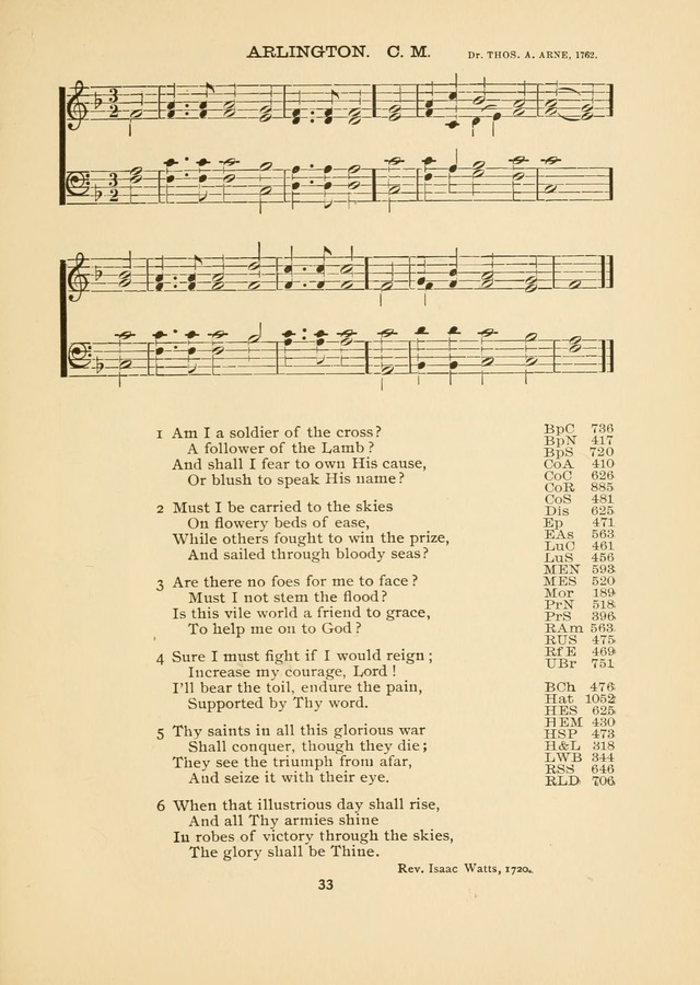 The National Hymn Book of the American Churches: comprising the hymns which are common to the hymnaries of the Baptists, Congregationalists, Episcopalians, Lutherans, Methodists, Presbyterians... page 33