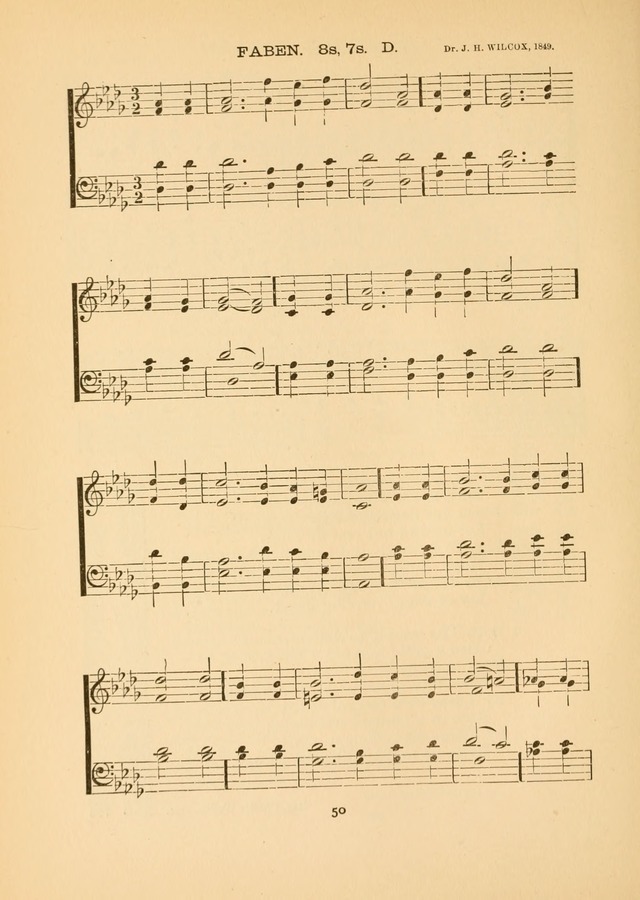 The National Hymn Book of the American Churches: comprising the hymns which are common to the hymnaries of the Baptists, Congregationalists, Episcopalians, Lutherans, Methodists, Presbyterians... page 50