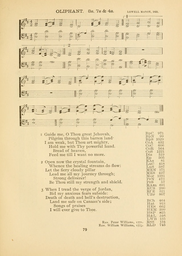 The National Hymn Book of the American Churches: comprising the hymns which are common to the hymnaries of the Baptists, Congregationalists, Episcopalians, Lutherans, Methodists, Presbyterians... page 79