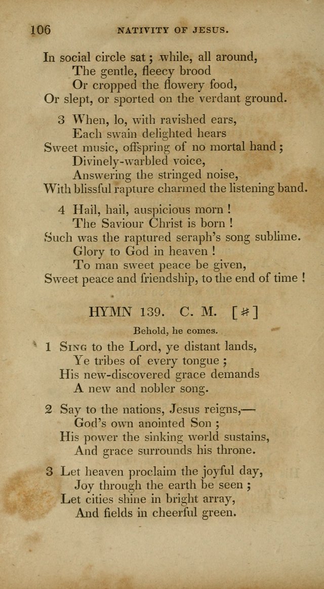 The New Hymn Book, Designed for Universalist Societies: compiled from approved authors, with variations and additions. Second Ed. page 117