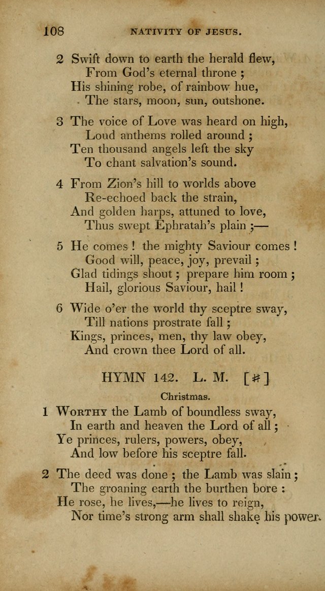 The New Hymn Book, Designed for Universalist Societies: compiled from approved authors, with variations and additions. Second Ed. page 119