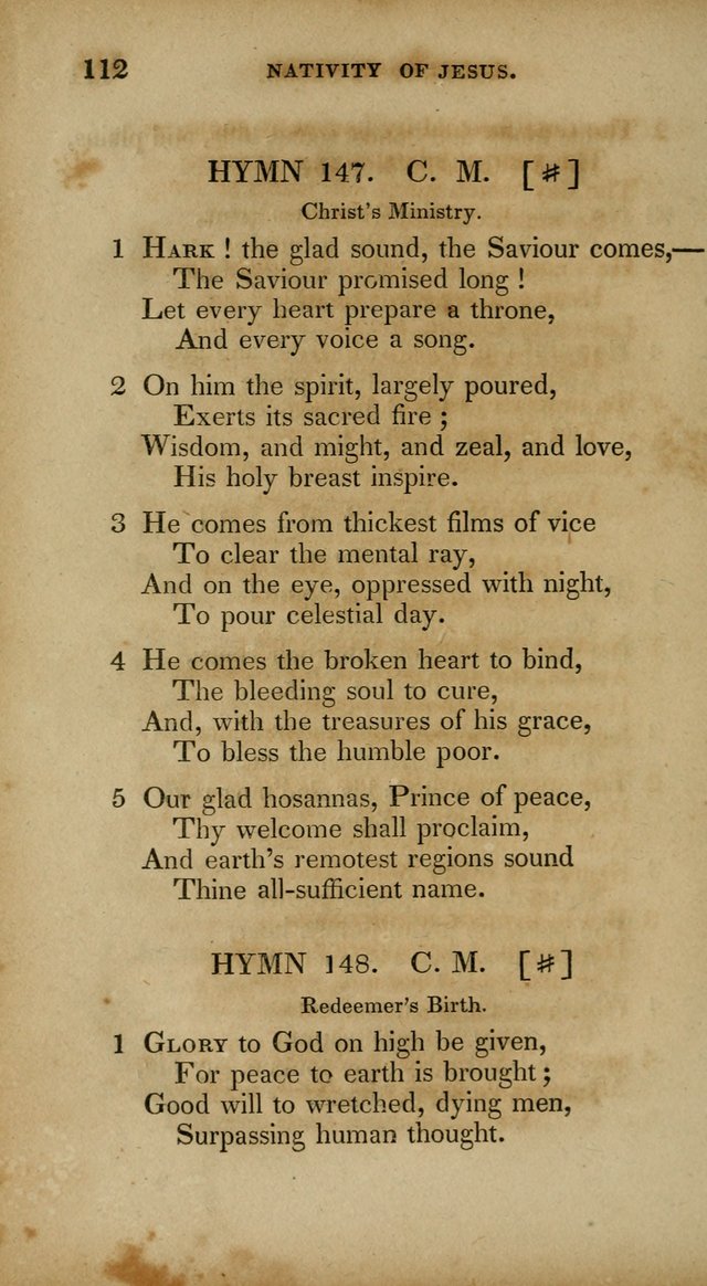The New Hymn Book, Designed for Universalist Societies: compiled from approved authors, with variations and additions. Second Ed. page 123