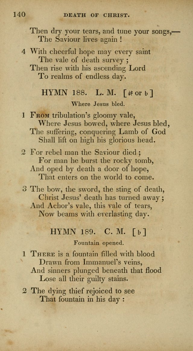 The New Hymn Book, Designed for Universalist Societies: compiled from approved authors, with variations and additions. Second Ed. page 151