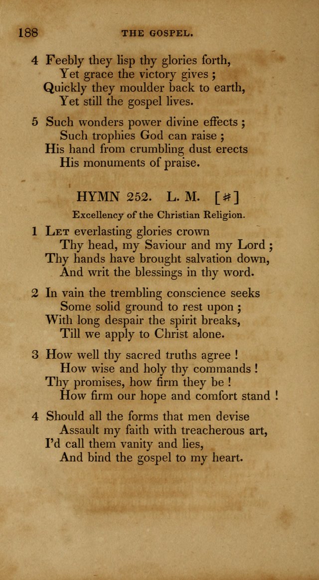 The New Hymn Book, Designed for Universalist Societies: compiled from approved authors, with variations and additions. Second Ed. page 199