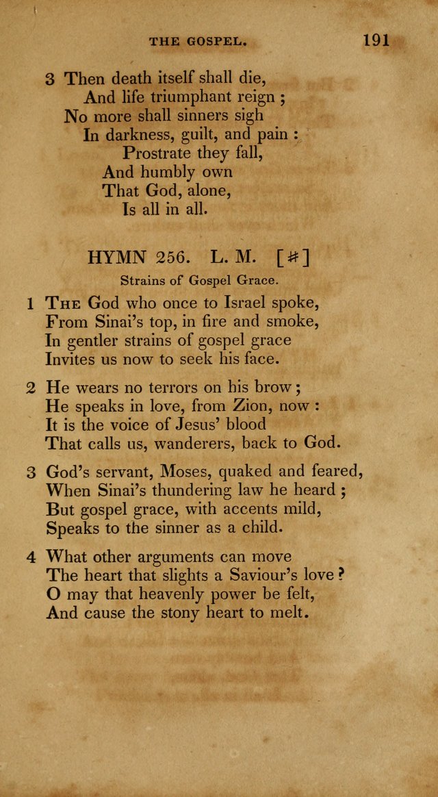 The New Hymn Book, Designed for Universalist Societies: compiled from approved authors, with variations and additions. Second Ed. page 202